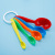 Hz428 Baking Measuring Cup Color Measuring Spoon Five-Piece Set Adjustable Multifunctional Measuring Spoon Plastic Measuring Cups Set