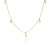 and American Entry Lux round Necklace Personality Golden Short Type Twin Clavicle Chain Female Factory Direct Supply