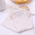 Drawstring Canvas Pouch Printed Logo White Canvas Bag Advertising 8 an Cotton Bag Closing Gift Handbag