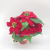 Artificial Poinsettia Flower Big Red Flowers Head Bouquet Red Poinsettia Bushes Bouquets Christmas Tree Ornaments