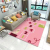 Hopscotch Children's Room Cartoon Carpet Crystal Velvet Living Room Bedroom Entrance Carpet Bedside Cushions Can Be Cut Freely