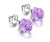 Wish Supply Refined and Simple Colorful Crystal Ball Sterling Silver Needle Multicolor Crystal Ball Earrings Factory