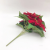 Artificial Poinsettia Flower Big Red Flowers Head Bouquet Red Poinsettia Bushes Bouquets Christmas Tree Ornaments