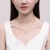 Bag Clavicle Necklace S925 Sterling Silver Ornament Korean Style Simple Ins Cold Style Moissanite Pendant Wholesale