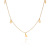 and American Entry Lux round Necklace Personality Golden Short Type Twin Clavicle Chain Female Factory Direct Supply