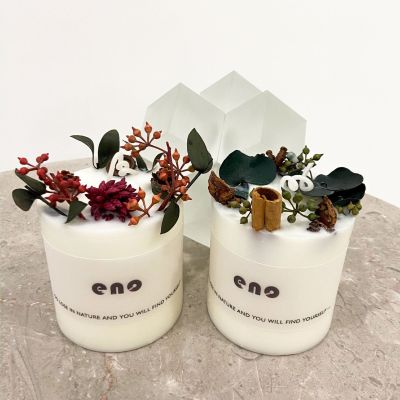 Factory Direct Deliver Spot Preserved Fresh Flower DIY Soy Candle Fragrance Dried Flower Organic Essence Oil Hand Gift Aromatherapy Candle