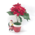 5/7-branch Artificial Poinsettia Flower Home Office Decoration Wedding Christmas Flower Supplies Party Event Floral Deco