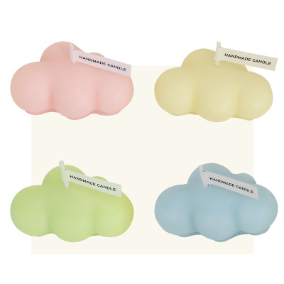 Cloud Aromatherapy Candle Cute Cloud Shape Plant Soy Wax Home Decoration Nordic Props Hand Gift