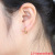Ear Button Earrings 2022 New Titanium Steel Earrings Trendy Wild Ear Ring Street Shooting Travel Ear Rings Wholesale