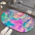 Oval Diatom Ooze Floor Mat Toilet Mat Non-Slip Absorbent Bathroom Door Mat Quick-Drying Foot Mat Bathroom Mats