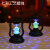 Ghost Festival Portable Kerosene Lamp Led Seven-Color Night Light Decoration Props Small Lantern Halloween Pumpkin Lantern Wholesale