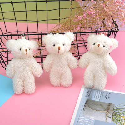 Cross-Border Pearl Velvet Little Bear Plush Toys Keychain Pendant Kindergarten Toy Small Gift Activity Gift