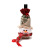 Amazon Hot Sale Bottle Cover Embroidered Elderly Snowman Elk Red Wine Champagne Bottle Set Christmas Decorations