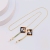 Europe, America, Japan and South Korea Hot Sale Color-Preserving Gold-Plated F Letter Anti-Lost Mask Chain Earphone Accessories for Women Simple Fashion Eyeglasses Chain