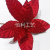 Christmas Flower Poinsettia Flannel Flowers Christmas Christmas Tree Decoration Garland Wall Hanging Rattan Decoration
