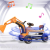 Children's Electric Excavator Children's Intelligent Electric Engineering Car Sliding Excavator Luminous Toy Gift Export Stall