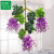 Wisteria Flower Artificial Flower Rattan Plastic Fake Flower Vine Ceiling Decorative Flower Vine Plant Wedding Hanging Outdoor Tofu Pudding