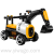 Children's Excavator Simulation Toy Electric Excavator Engineering Vehicle Novelty Luminous Toy Gift Stall Toy Car