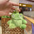 Cartoon Green Frog Plush Pendant Cute Doll Puppet Schoolbag Pendant Crane Machine Small Gift Plush Toy