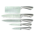 Knife Set Stainless Steel Kitchen Knife Chef Knife Fruit Knife Frozen-Meat Knife Universal Knife Fruit Knife Knife Seat 8-Piece Knife Set