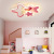 Children's Room LED Ceiling Light Creative Five-Pointed Star Cartoon Cozy and Romantic Pink Eye Protection Girl Bedroom Lamps
