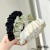 Cute Fashion High Texture New Hair Hoop Solid Color Fabric Craft Hot Drilling Simple Hair Accessories Headband Pleated Ladies' Hair Pin Headdress