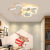 Children's Room LED Ceiling Light Creative Five-Pointed Star Cartoon Cozy and Romantic Pink Eye Protection Girl Bedroom Lamps