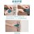 Silicone New Door Suction Punch-Free Door Handle Rubber Sucker Floor Knob Door Stop Anti-Collision Bathroom Buffer Magnetic Touch