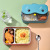 Cute Creative Owl Lunch Box Student Portable Lunch Box Comes with Tableware Storage Microwave Heating Bento Crisper