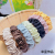 Cute Fashion High Texture New Hair Hoop Solid Color Fabric Craft Hot Drilling Simple Hair Accessories Headband Pleated Ladies' Hair Pin Headdress