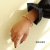 American Ins Style Elegant Personality Fashion Thick and Thin Open Knotted Bracelet Titanium Steel 18K Gold Plating Z128