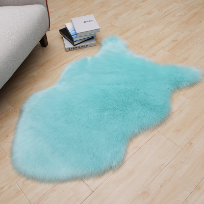 Factory Direct Sales Wool-like Carpet Bedside Bedroom Carpet Window Cushion Living Room Foot Mat Plush Floor Mat