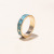 Star Moon Ring Women's Design Sense Niche Ins Style Metal Ring Electroplating Simple Bracelet Tide Cross-Border Supply