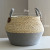 Plant Crafts Straw Woven Decoration Straw Bag Flower Pot Woven Home Bamboo Woven Flower Basket Bamboo Woven Basket