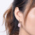 Stone Pink Crystal Eardrops European and American Personalized Earrings Female Temperamental Popular Ear Studs Ornament