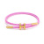 Wire Rope Bracelet 3D Hard Pure Gold Accessory Rope Bracelet Adjustable H Bracelet Titanium Steel Waterproof Bracelet