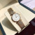 Langjia Couple Watch La Grande Ultra-Thin Quartz Fritillary Watch Fashion Casual TikTok Hot Sale