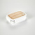 Amazon Wood Grain Stainless Steel Lunch Box Student Lunch Box Adult Korean Double-Layer Sealed Lunch Box Gift Customization