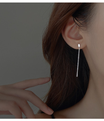 Tassel Earrings for Women 2021 New Fashion All-Matching Hanging Earrings Earrings Eardrops Earrings Niche Design