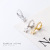 Lodge S925 Silver Ear Clip Women's Korean-Style Fresh Diamond-Embedded Five-Pointed Star Fashion XINGX Ear Rings G6163