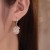 Flower Pearl Ear Clip Female 2022 New Fashion Graceful Online Influencer Sterling Silver Earring/Pin Niche Ear Jewelry