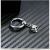 Baosalina Titanium Steel Fashion Ornament Hip Hop Cool N Ear Ring Men's Stainless Steel Earrings