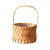 Basket Rattan Woven Portable Flower Arrangement Wedding Shop Gift Basket Gift Woven Bamboo Weaved Flower Basket Flowerpot