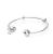 S925 Sterling Silver Fixed Beads Open Bracelet Silver Bracelet DIY Ornament Fashion Mickey Silver Bracelet Bracelet