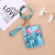 Bead Bracelets Bracelet Keychain Foreign Trade Amazon PU Leather Tassel Card Bag Acrylic Beads Bracelet Key Ring