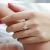 S925 Sterling Silver Open Flower Ring Female Korean Style Lady Diamond Sterling Silver Ring Factory Direct Sales