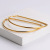 AML Titanium Steel Splendid Jewelry Tik Tok Live Stream Wholesale Jewelry D-Shaped Bar Atmospheric Coil Earrings