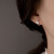 Retro Daisy Stud Earrings Female Simple Earrings Niche Design Internet Celebrity Ins Style Earring Ear Clip Female