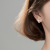 Love Lodge S925 Silver Korean Style Simple Brushed Design round Ear Clip Female Temperament Frosted Sweet Ear Ring E1427