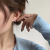Japanese South Korea Cute Flowers Hanging Earrings 2022 New Fashion Earrings Temperament Arc Fresh Simple Earrings 1696